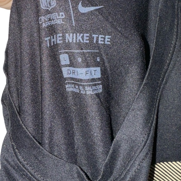 NIKE: New Orleans Saints Logo Dri-Fit Game Day Apparel: Adult Large: GUC - Picture 2 of 4